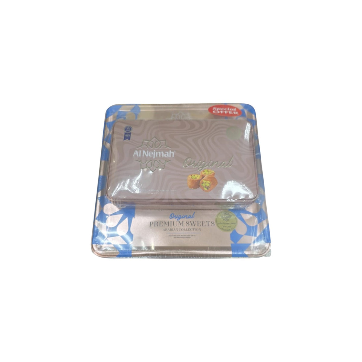 Al Nejmeh Mabromeh 450gm+Mamoul 950gm Promo 4