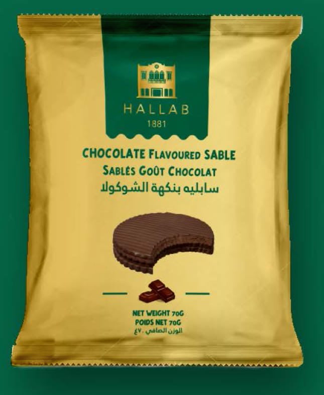 Hallab Sable Chocolate 70g