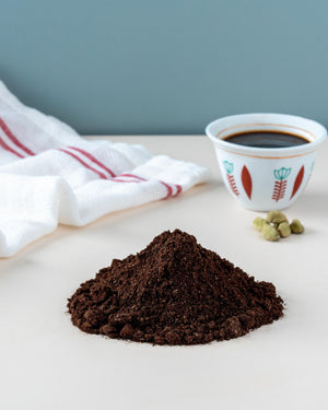 Turkish Coffee Ground Cardamom / Dark / 1000g